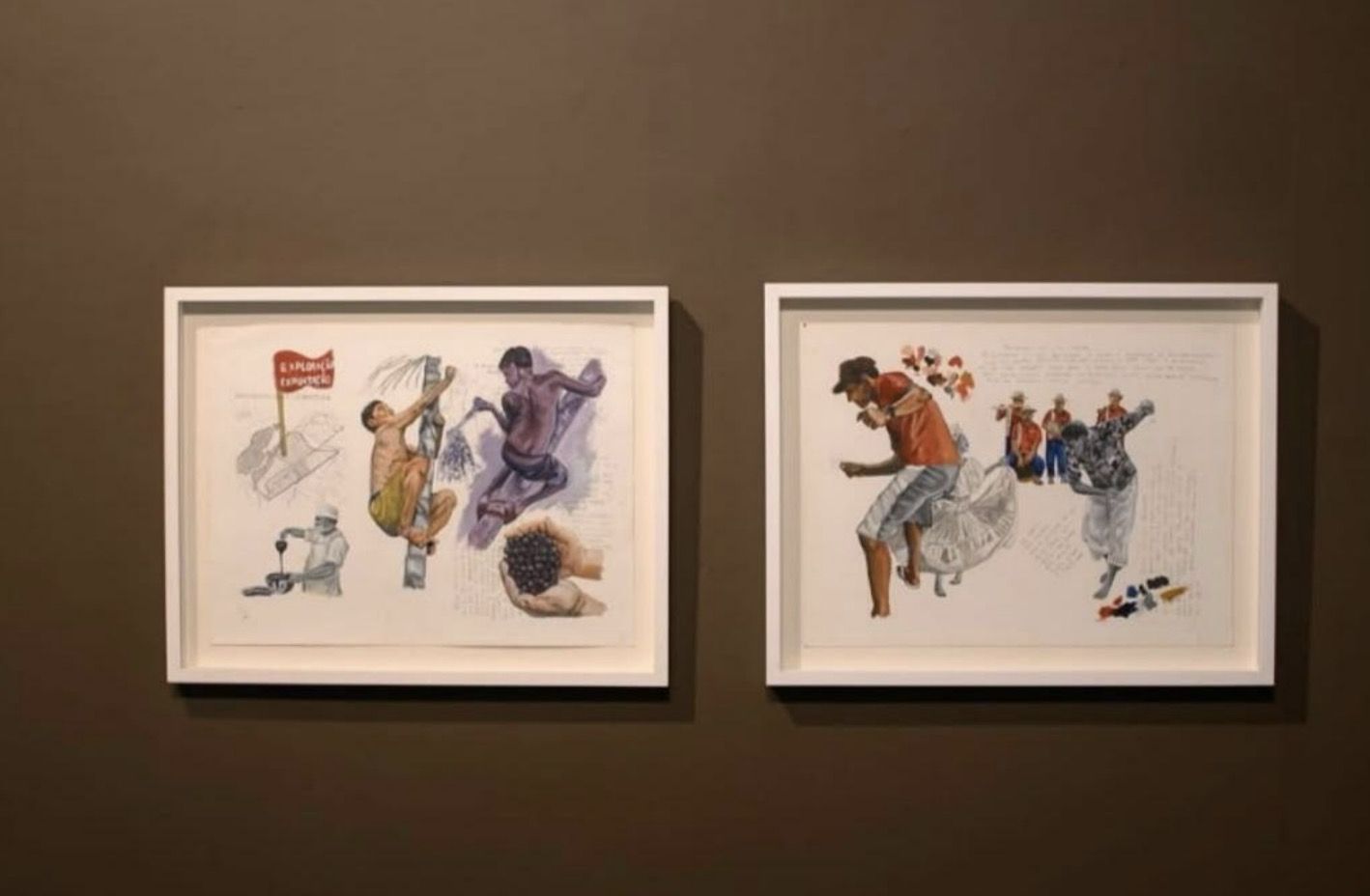 Exposição "um norte entre nós" na casa cultural de Canaã dos Carajás (2025).