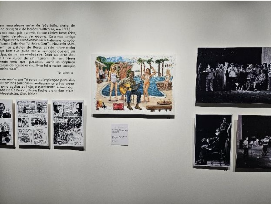 Exposição "Tó texeira - mergulho na vida e obra" no museu da imagem e do som (2025).